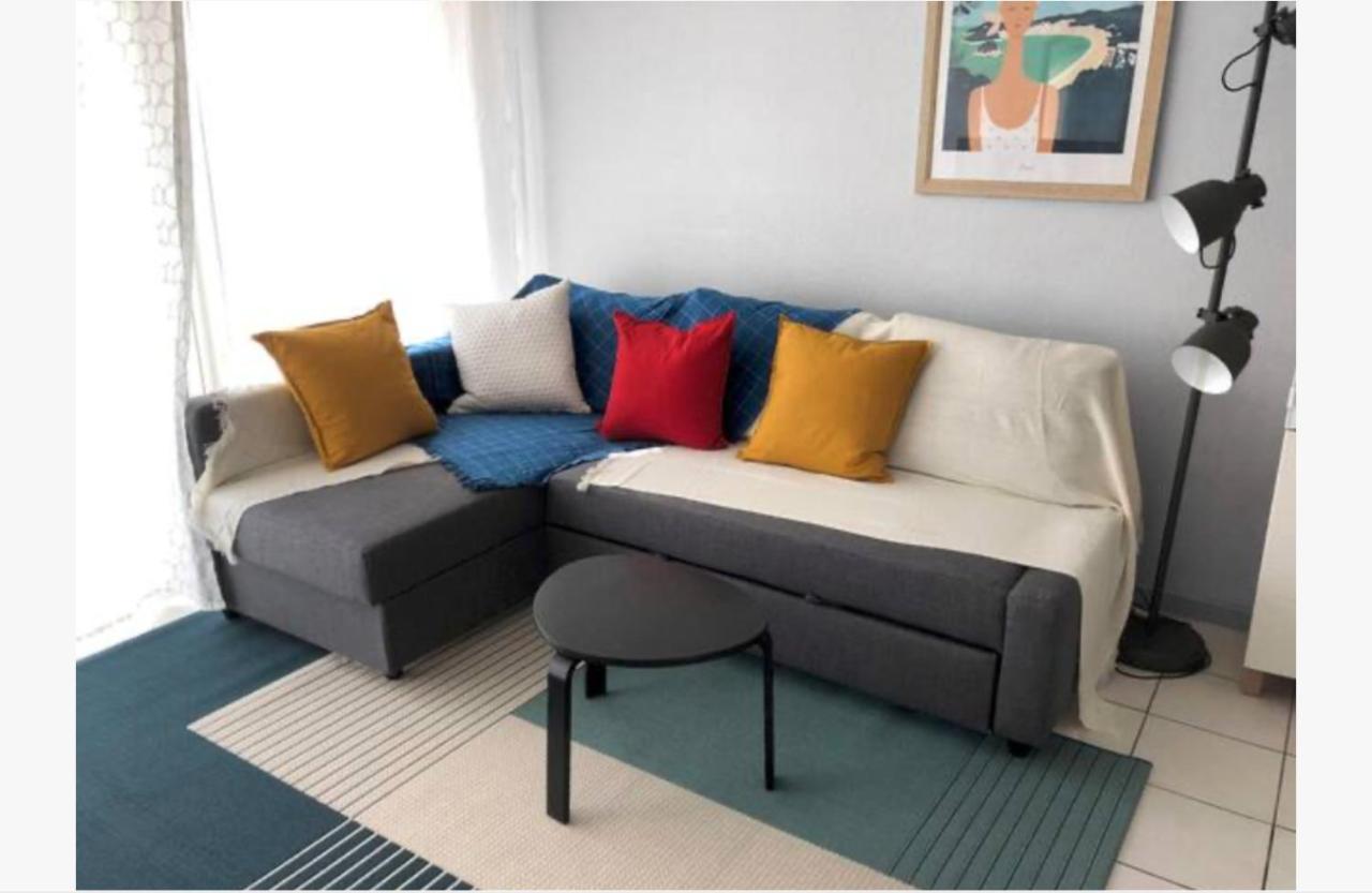 Studio Au Calme Avec Piscine, Face Golf, Parking Gratuit, Tout A Pied A 10Mn Centre Ville Ciboure Exterior foto