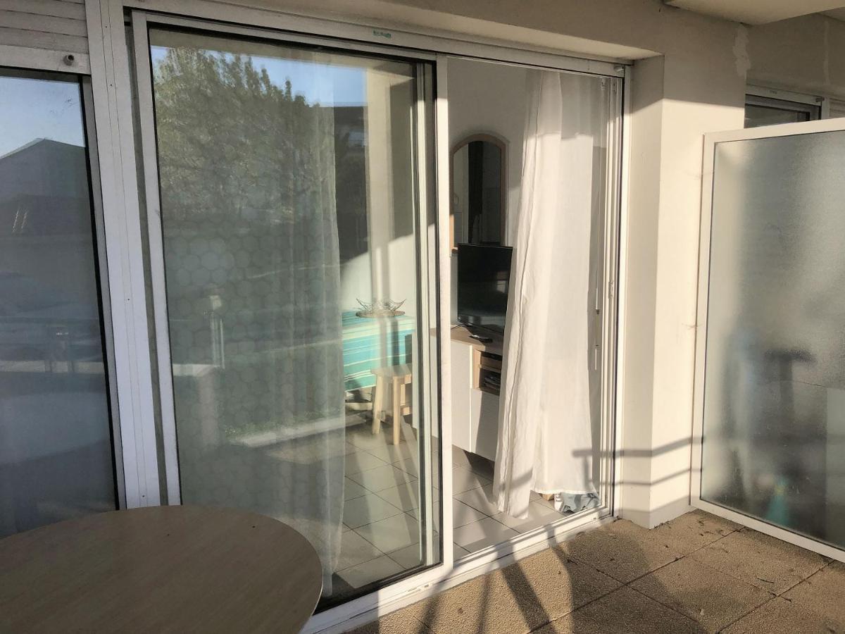 Studio Au Calme Avec Piscine, Face Golf, Parking Gratuit, Tout A Pied A 10Mn Centre Ville Ciboure Exterior foto